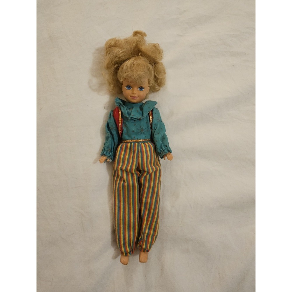 Vintage Kid Kore Doll 1990 Blonde Blue Eyes Original Outfit 9 Inch